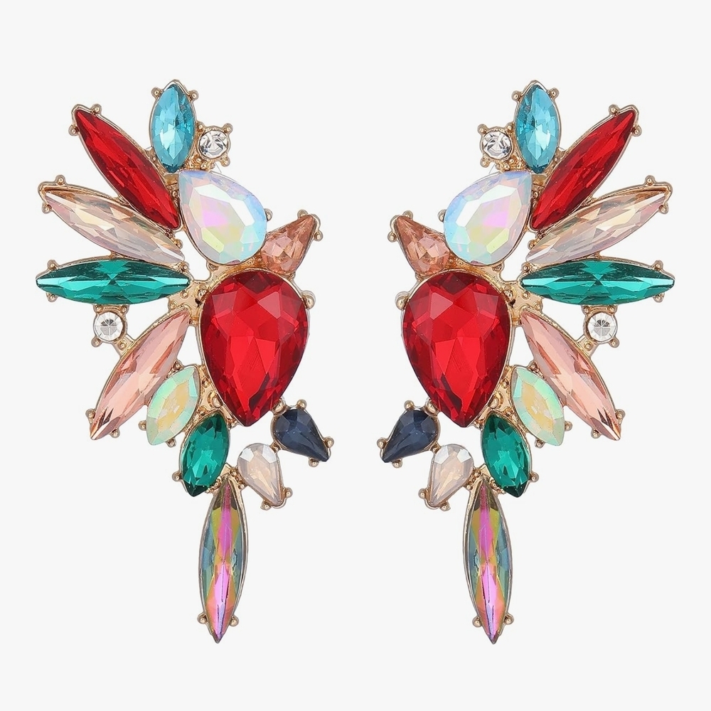 Colorful Gemstone Earrings